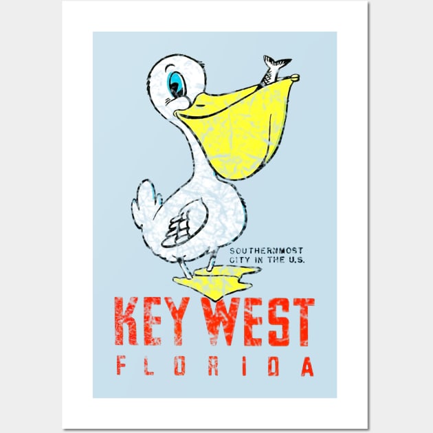 Key West Florida Vintage Wall Art by Hilda74